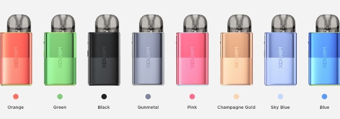 colour schemes of the Wenax U pod kit