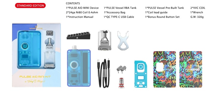 pulse aio mini contents