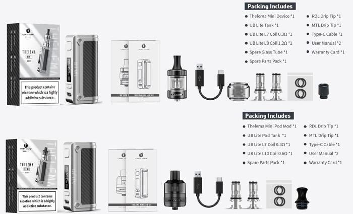 thelema mini contents