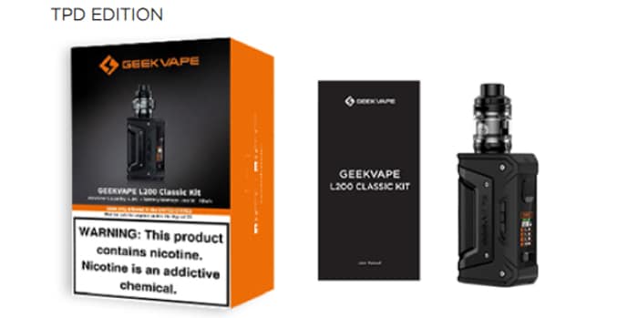 tpd geekvape warning