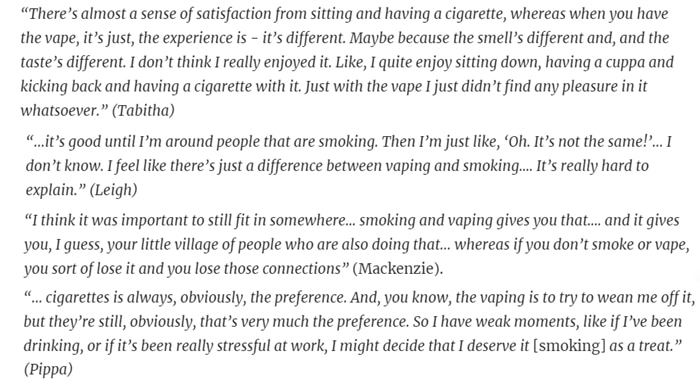 vaping v smoking quotes