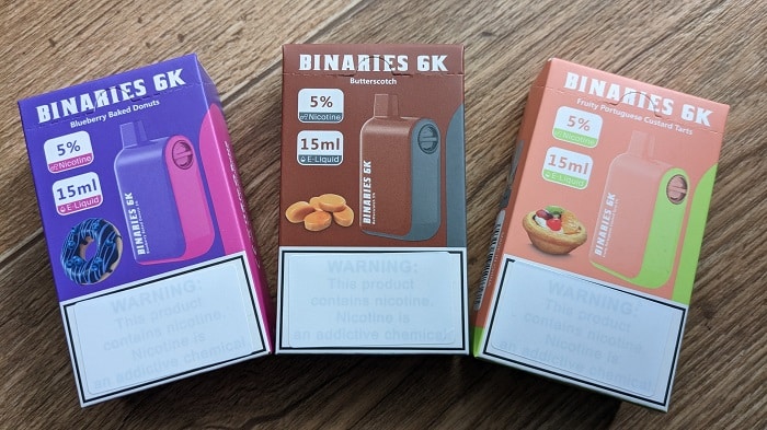 Horizon Binaries 6K disposable vape check