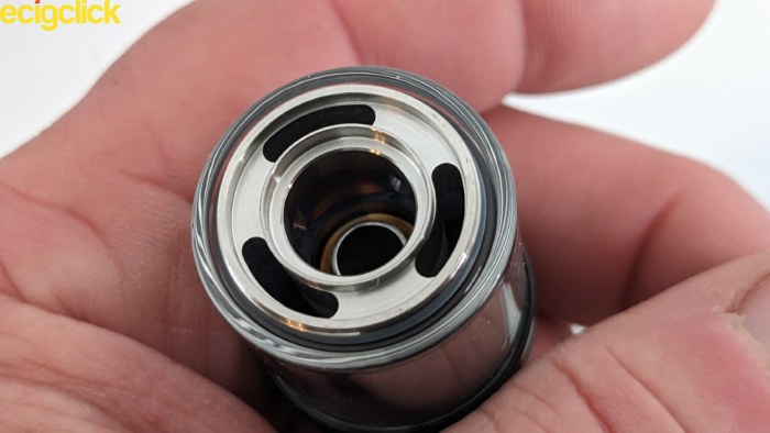 Internal airflow structure of the Voopoo Uforce L tank