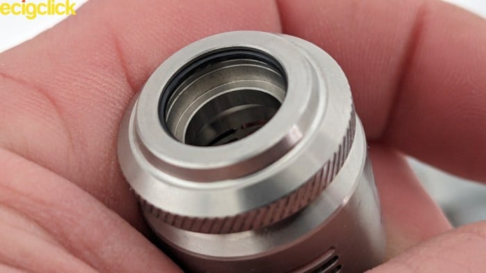 O ring inside the catch cup of the Drop V2 RDA
