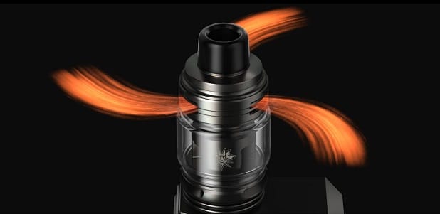 Tri airflow structure of the Voopoo Uforce L tank