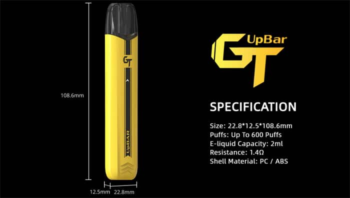 upbar gt specs