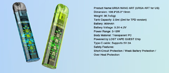 ursa nano art specs