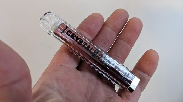 SKE Crystal Bar disposable vapes hand check image