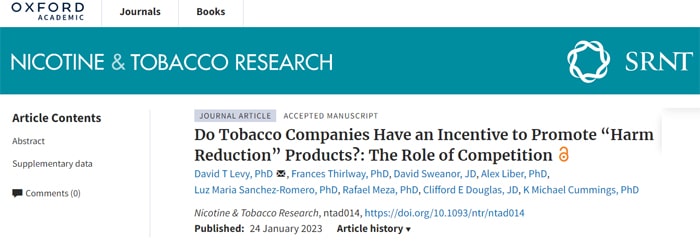 tobacco companies thr