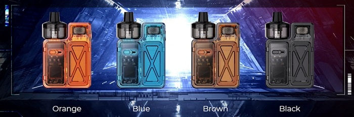 Colour schemes of the Uwell Crown M pod kit