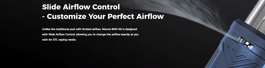 Freemax Marvos 80W adjustable airflow
