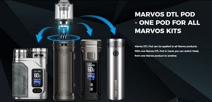 Freemax Marvos Pod compatibility