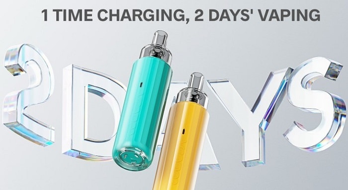 Voopoo Doric Q long lasting battery