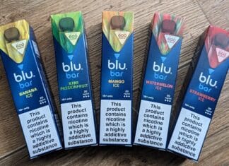 Blu bar disposables product check