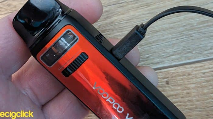 Charging the Voopoo Vinci 3 Mod pod