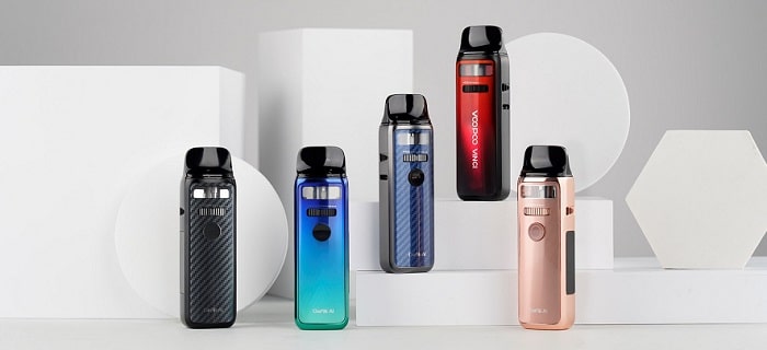 Colour schemes of the Voopoo Vinci 3 pod mod kit