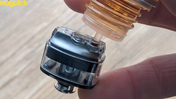 How to fill the Voopoo Vinci 3 pod