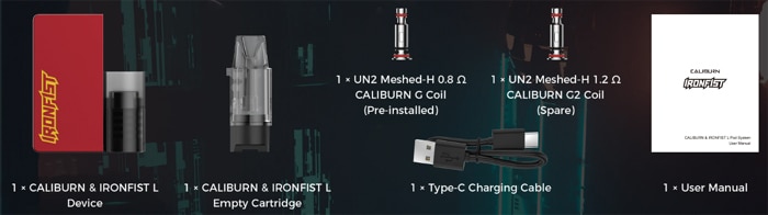 caliburn ironfist l contents