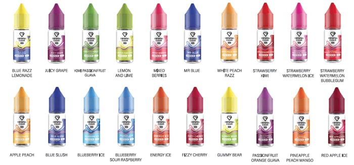 crystal clear bar eliquid range