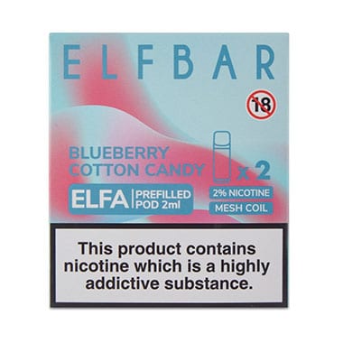 elfbar elfa blueberry cotton candy