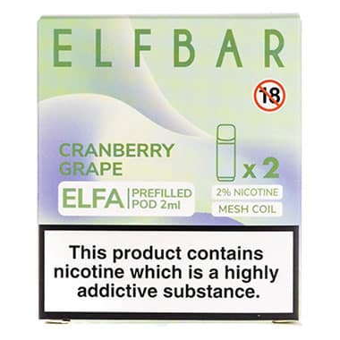 elfbar elfa cranberry grape