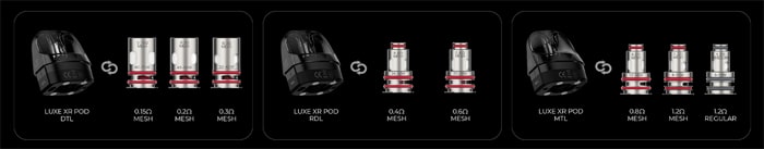 luxe xr max compatible coils