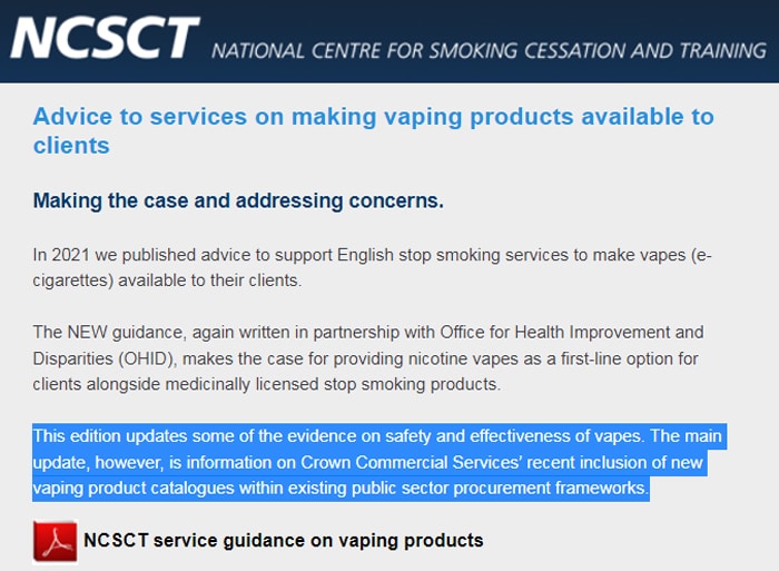 ncsct vape update 2023