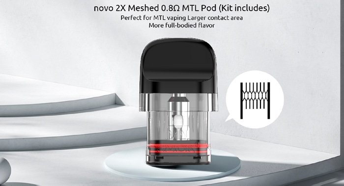 Included Novo 2C pod