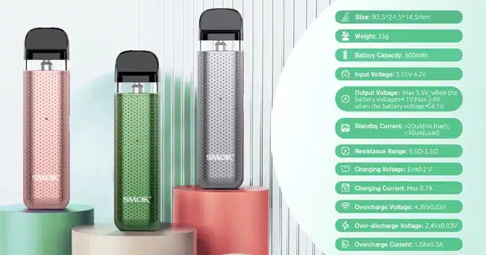 Smok Novo 2C pod kit specs