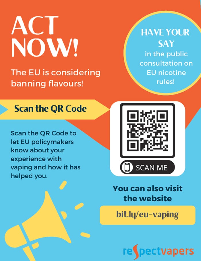 respect vapers EU QR code