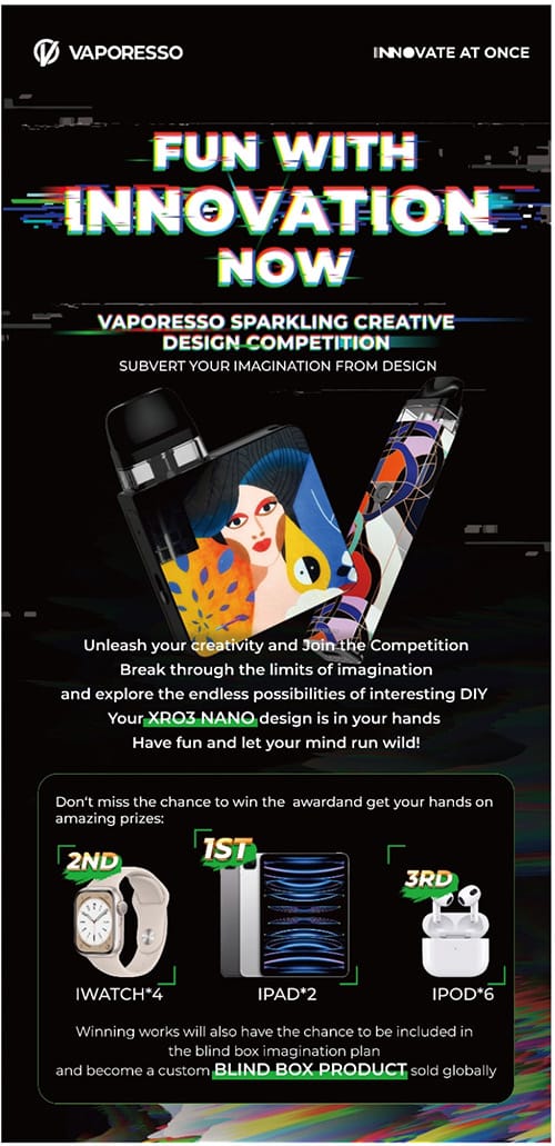 Vaporesso innovation campaign
