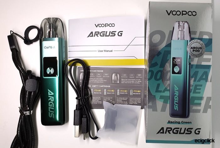 voopoo argus g contents