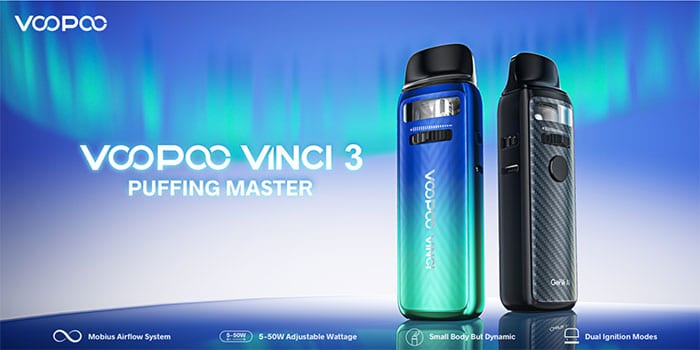 Voopoo Vinci 3 Mod Pod release banner