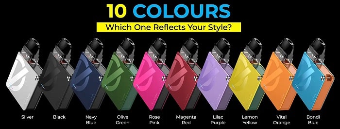 Vaporesso XROS 3 Nano colour schemes