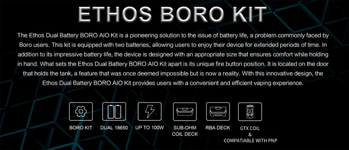 ethos boro features