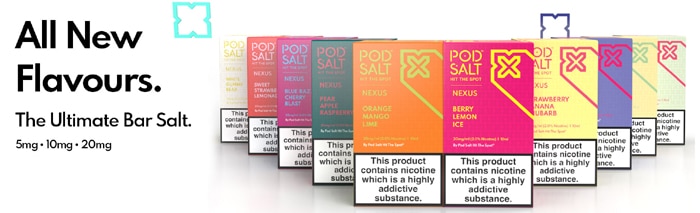 pod salt nexus new flavours