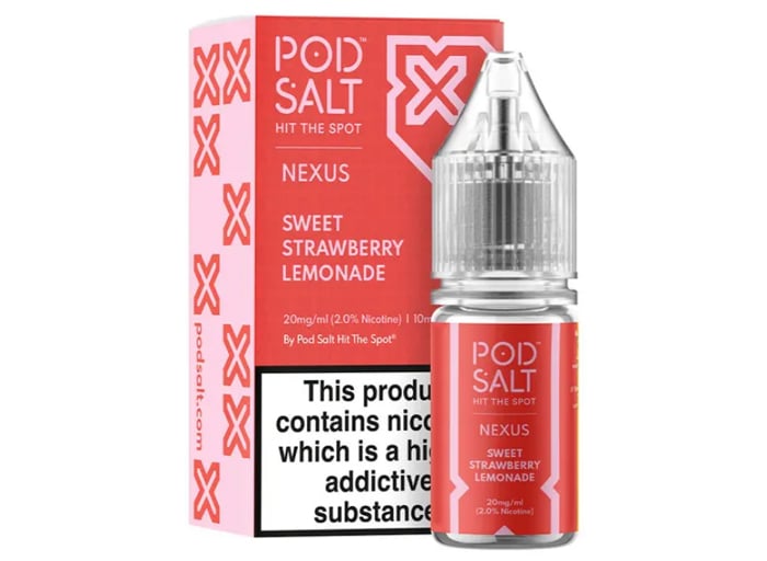 pod salt sweet strawberry lemonade