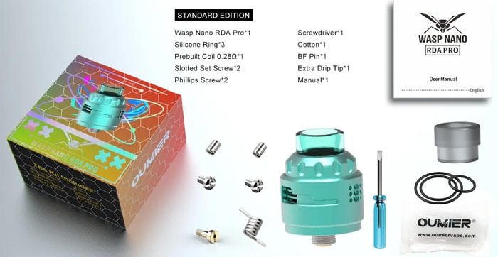 wasp nano rda pro contents