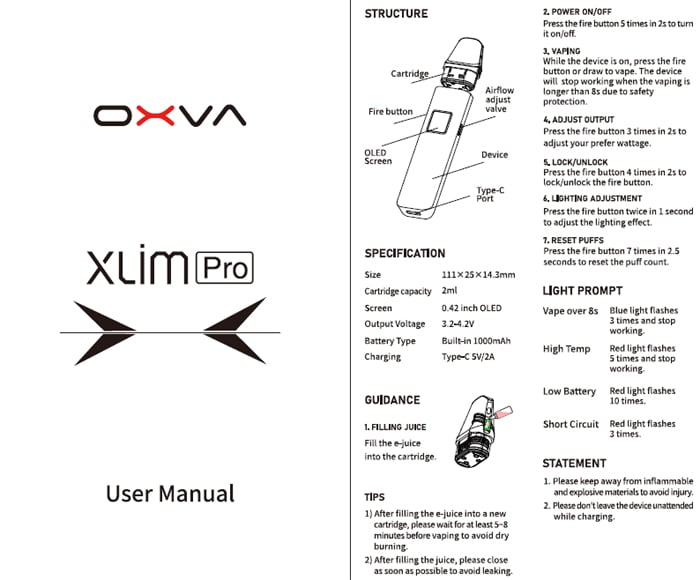 xlim pro instructions