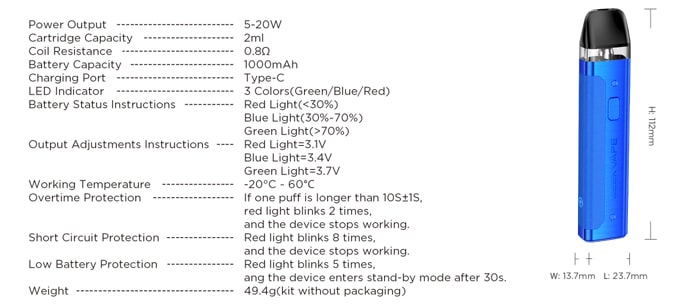 geekvape aq specs