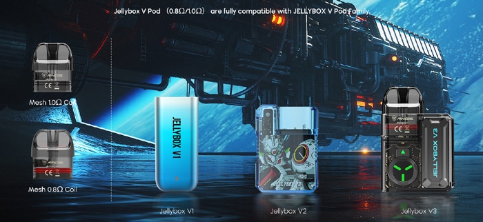 jellybox v pod compatibility