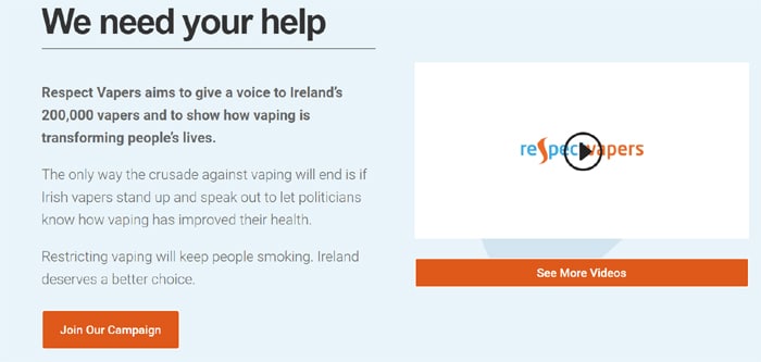 respect vapers ireland