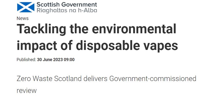 scotland disposable review