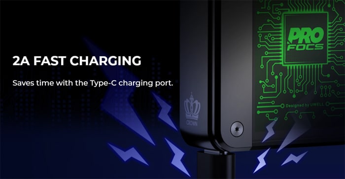 uwell crown b charging