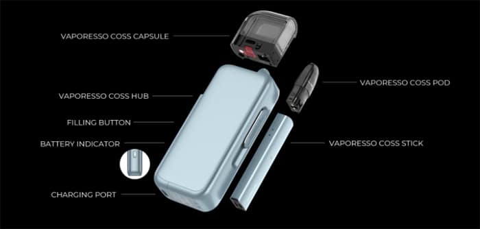 vaporesso coss components