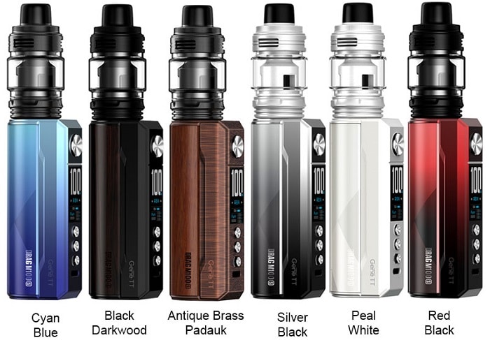 Voopoo Drag M100S kit colours