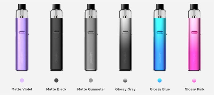 Geekvape Wenax K2 colour schemes
