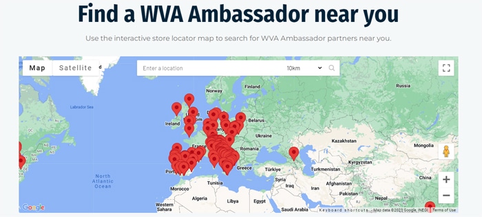 wva ambassador locations