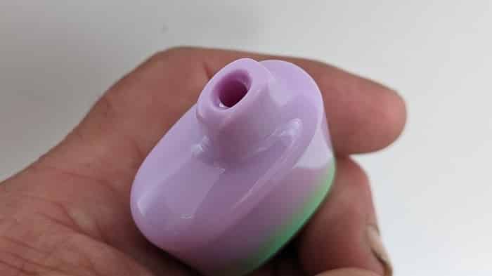 Mouthpiece of the Meloso Mini disposable vape