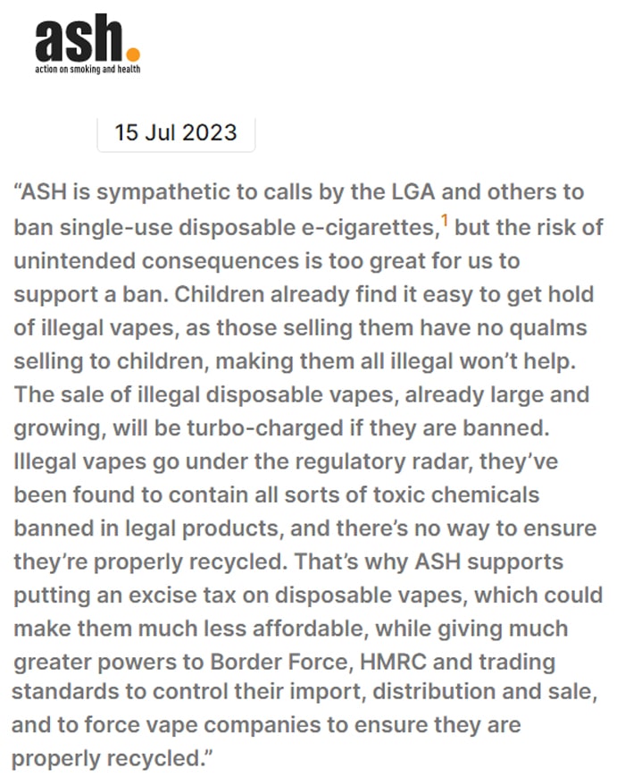 ash lga response
